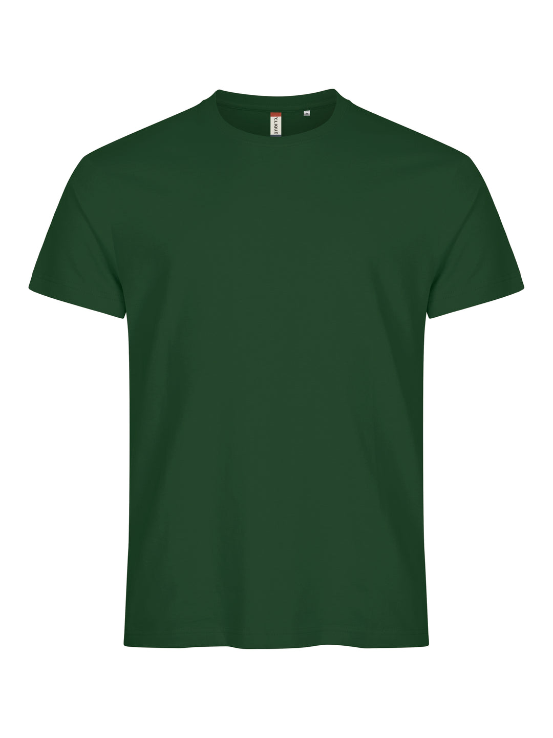 T-skjorte Clique Basic-T Herre – uten trykk – Flaskegrønn