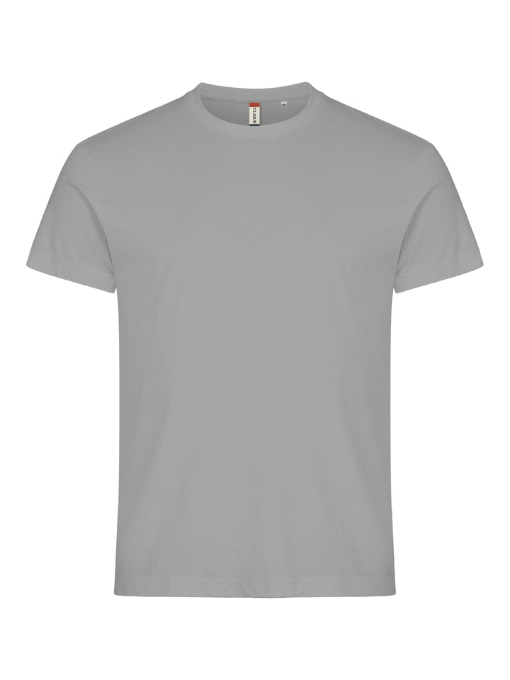 T-skjorte Clique Basic-T Herre – uten trykk – Sølv