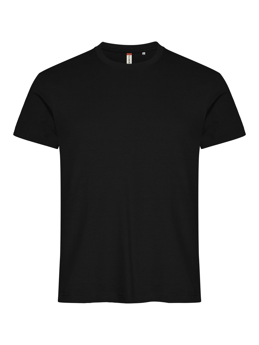 T-skjorte Clique Basic-T Herre – uten trykk – Sort