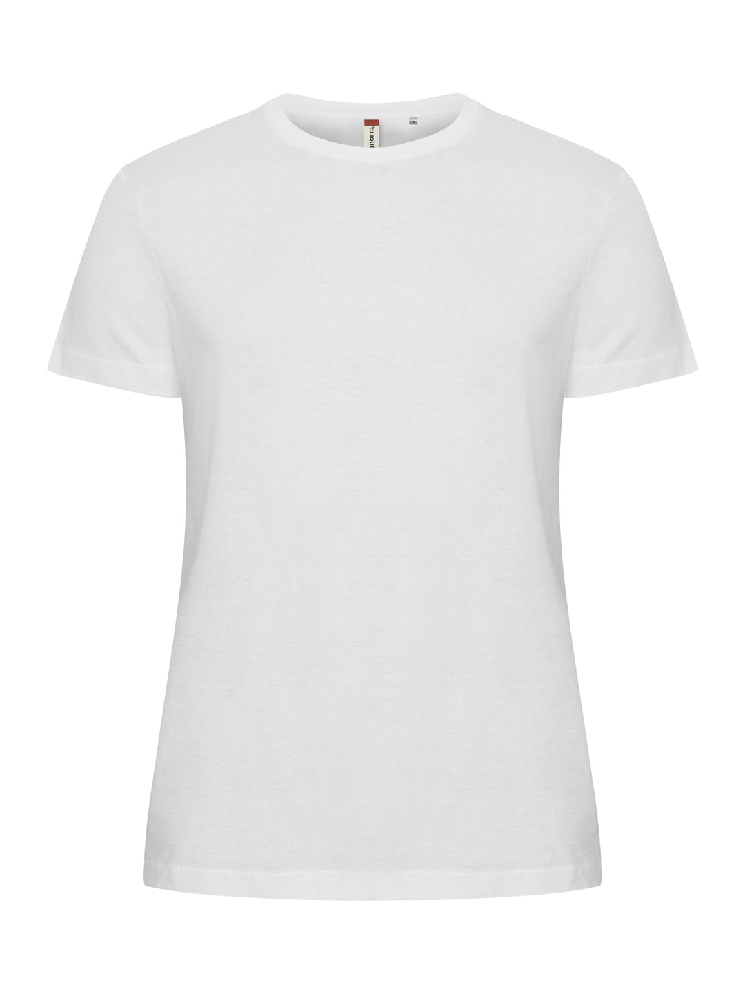 T-skjorte Clique Basic-T Dame – uten trykk – Hvit