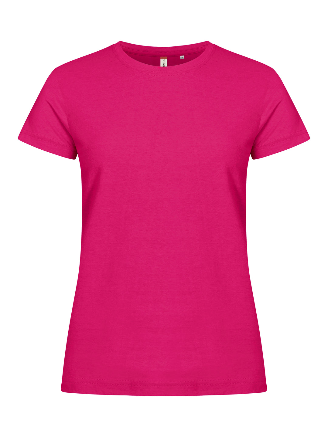 T-skjorte Clique Basic-T Dame – uten trykk – Cerise