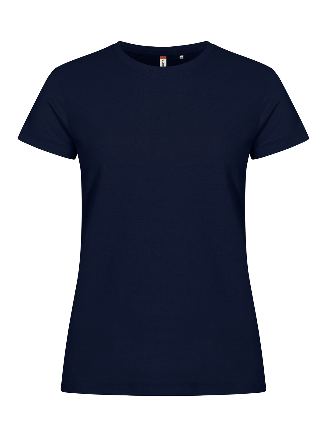 T-skjorte Clique Basic-T Dame – uten trykk – Marineblå