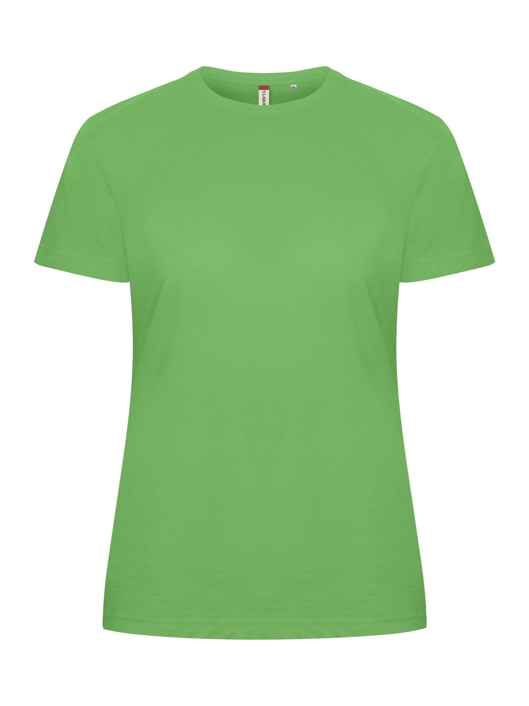 T-skjorte Clique Basic-T Dame – uten trykk – Eplegrønn