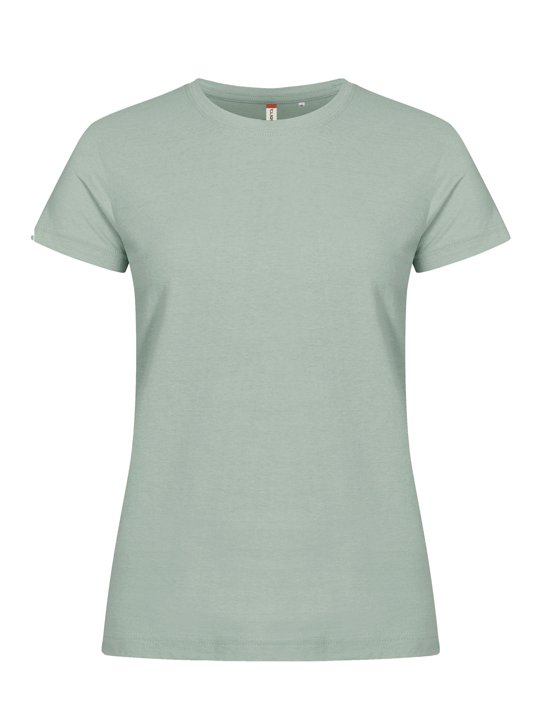 T-skjorte Clique Basic-T Dame – uten trykk – Salviegrønn