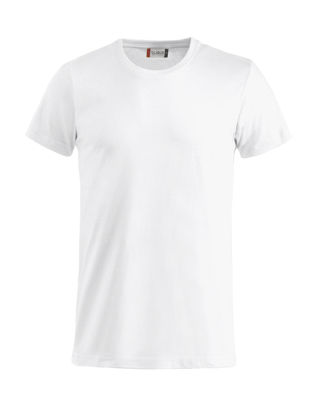 T-skjorte Clique Basic-T Junior – uten trykk – Hvit