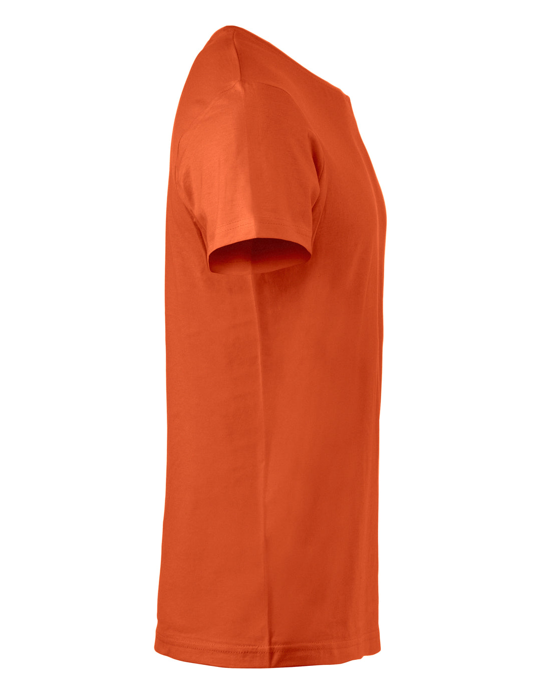 T-skjorte Clique Basic-T Junior – uten trykk – Blodoransje
