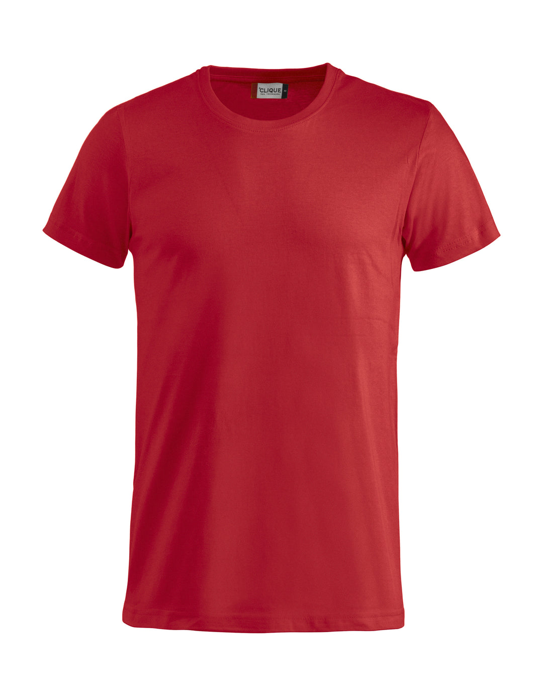 T-skjorte Clique Basic-T Junior – uten trykk – Rød