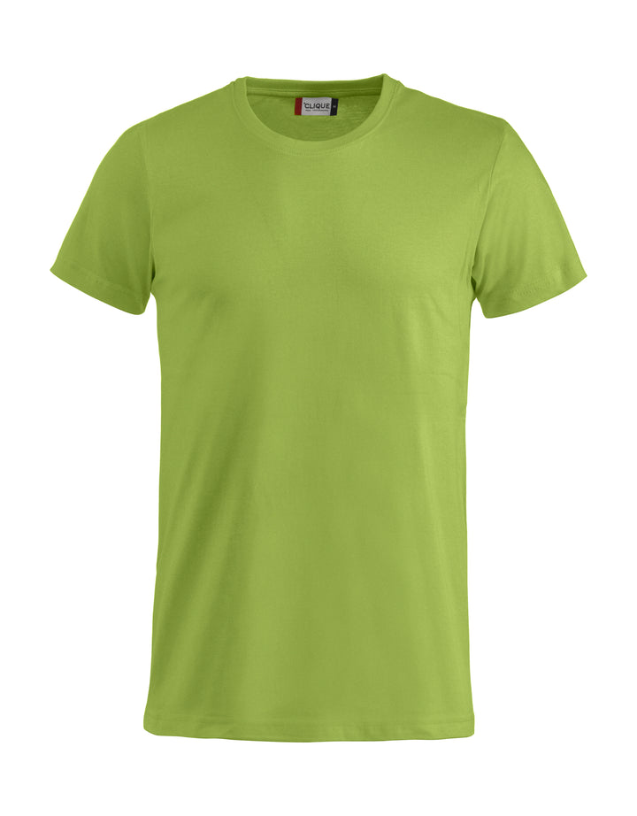 T-skjorte Clique Basic-T Junior – uten trykk – Lys grønn