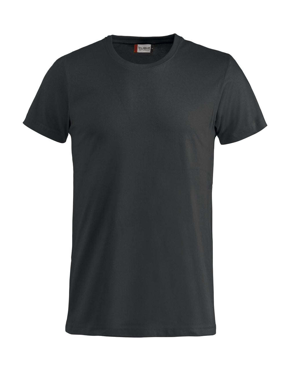 T-skjorte Clique Basic-T Junior – uten trykk – Sort