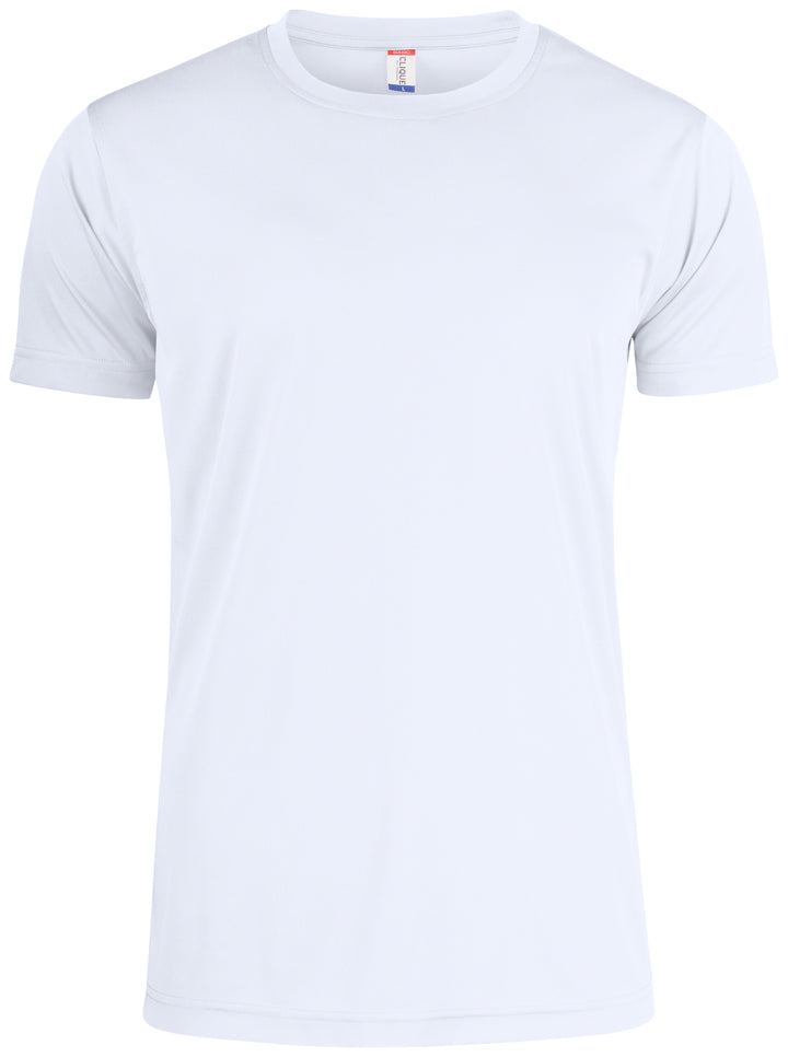 T-skjorte Clique Basic Active-T Herre – uten trykk – Hvit