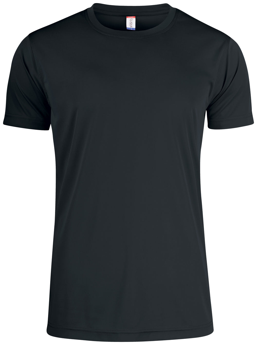 T-skjorte Clique Basic Active-T Herre – uten trykk – Sort