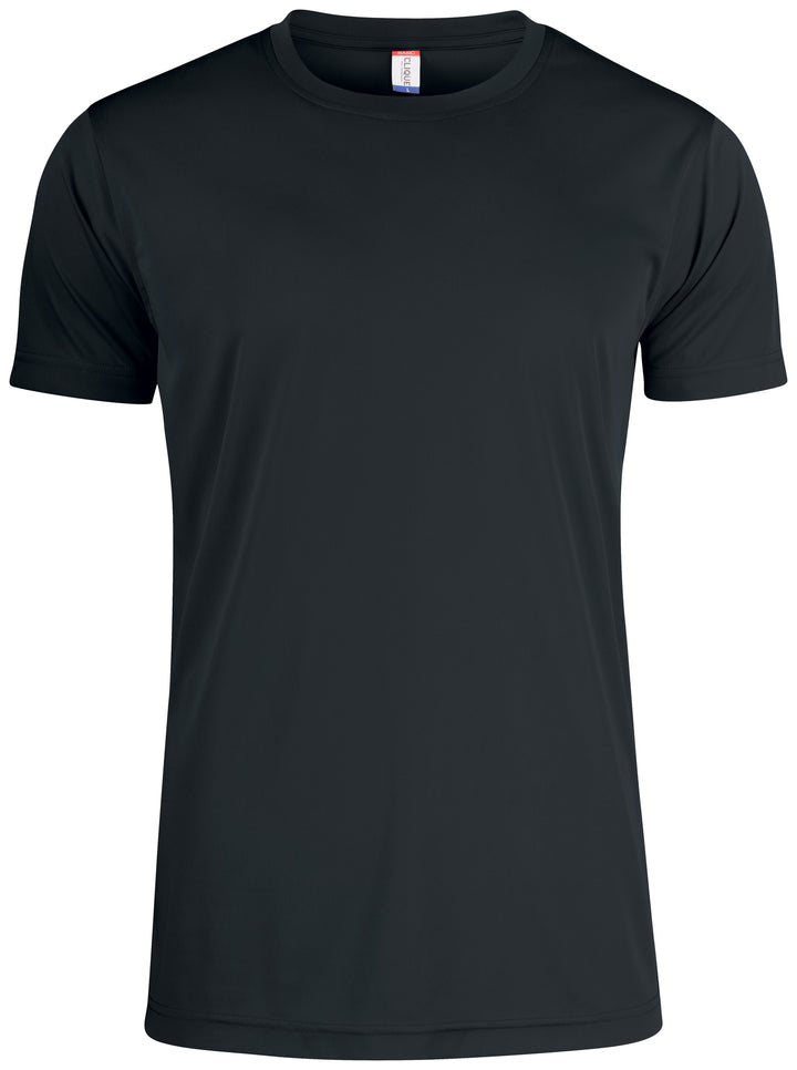 T-skjorte Clique Basic Active-T Herre – uten trykk – Sort