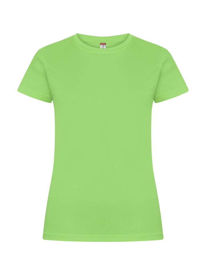 T-skjorte Clique Basic Active-T Dame – uten trykk – Aktivgrønn