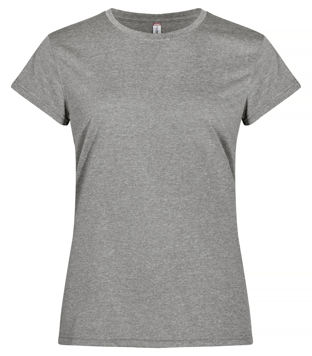 T-skjorte Clique Basic Active-T Dame – uten trykk – Gråmelert