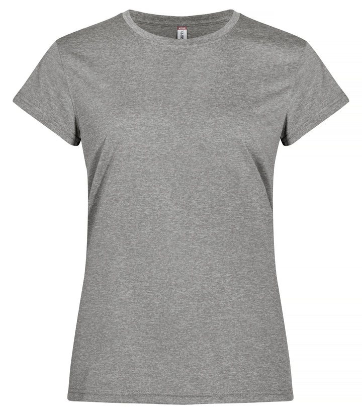 T-skjorte Clique Basic Active-T Dame – uten trykk – Gråmelert
