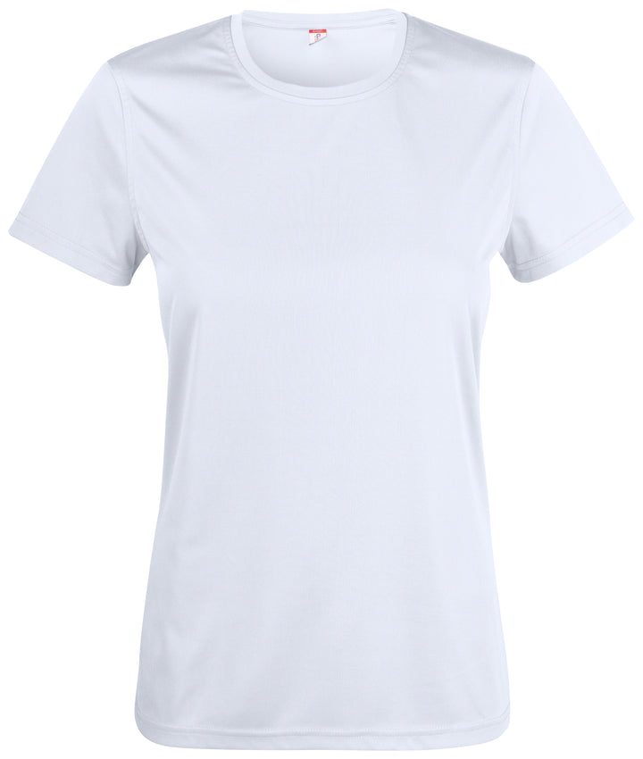 T-skjorte Clique Basic Active-T Dame – uten trykk – Hvit
