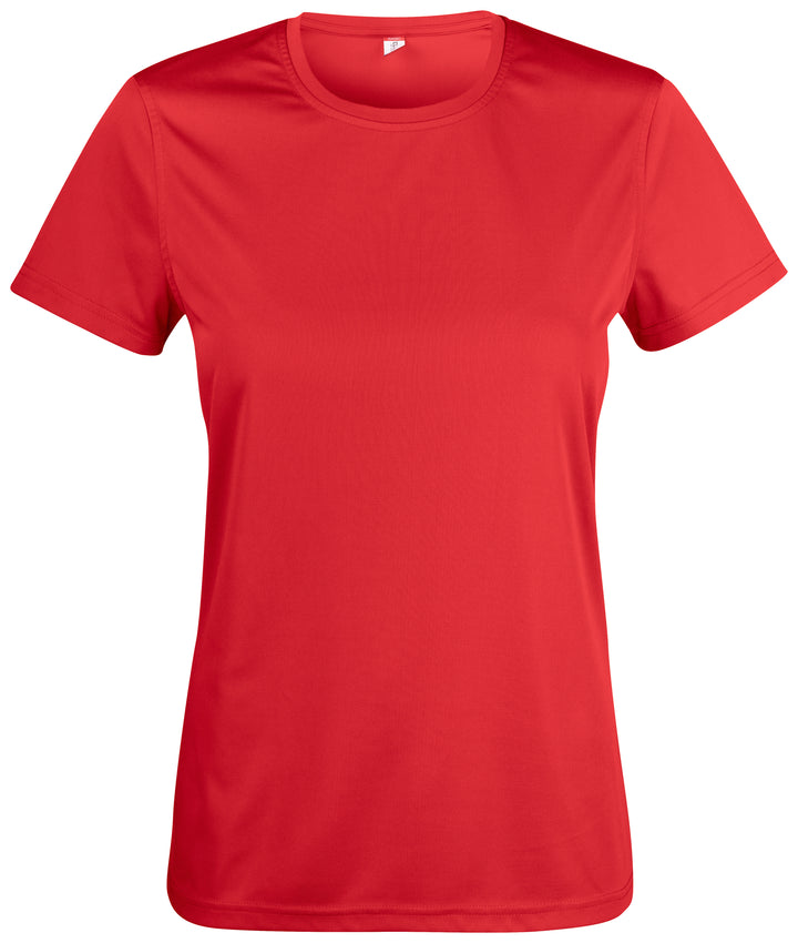 T-skjorte Clique Basic Active-T Dame – uten trykk – Rød