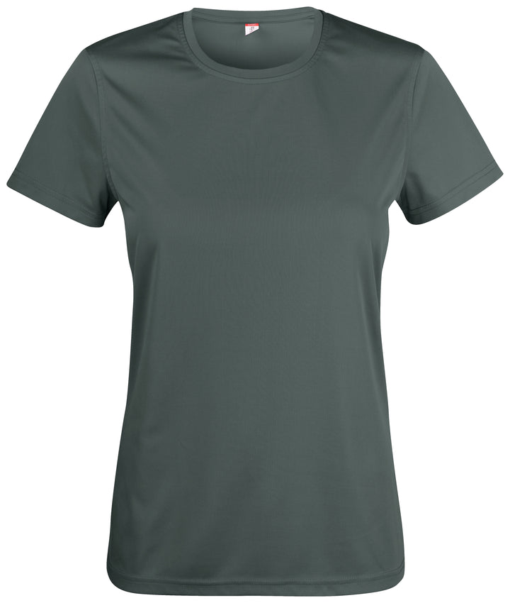 T-skjorte Clique Basic Active-T Dame – uten trykk – Mørk grå