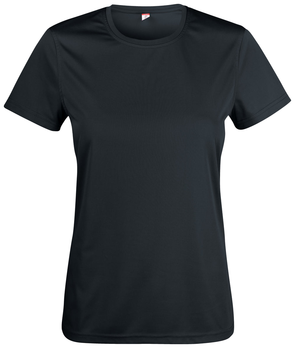 T-skjorte Clique Basic Active-T Dame – uten trykk – Sort