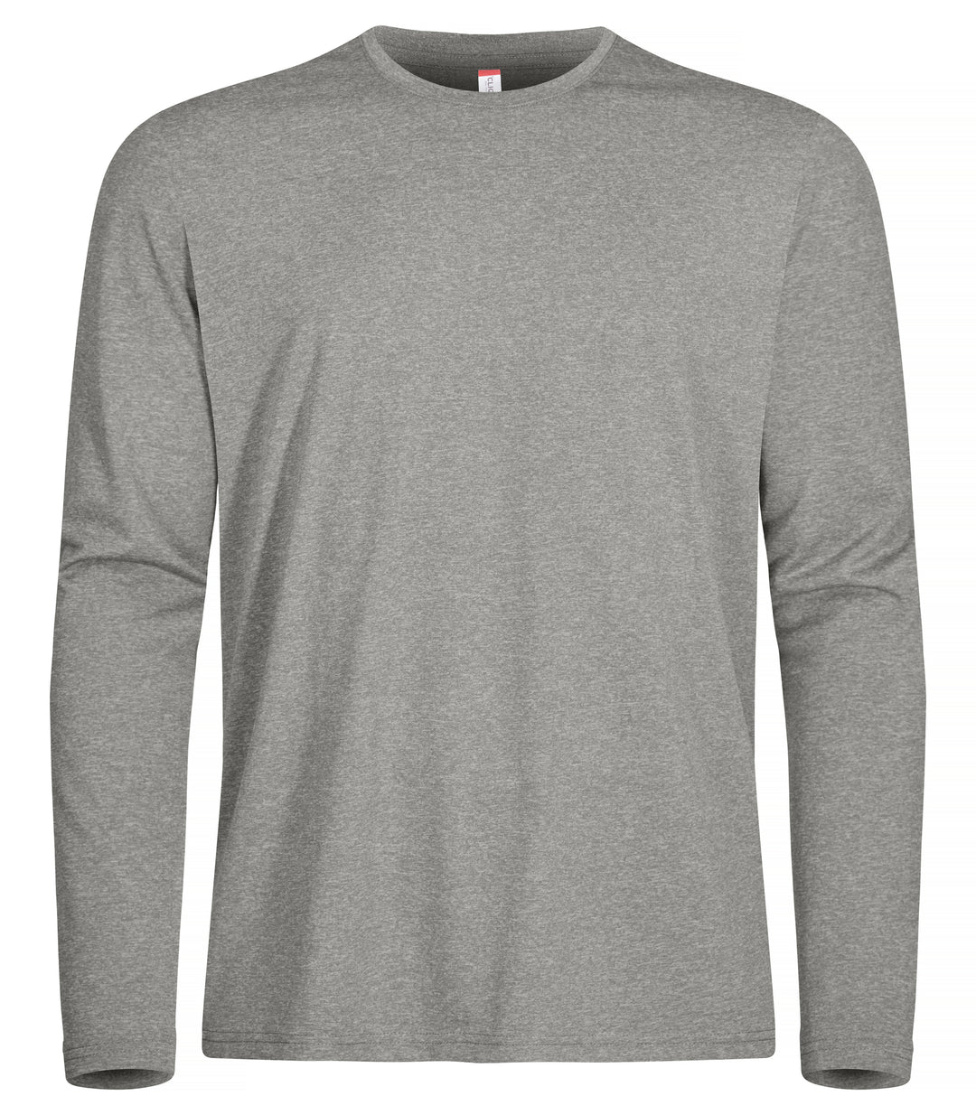 T-skjorte Clique Basic Active-T L/S Herre – uten trykk – Gråmelert