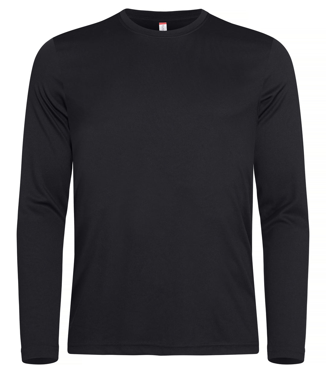 T-skjorte Clique Basic Active-T L/S Herre – uten trykk – Sort