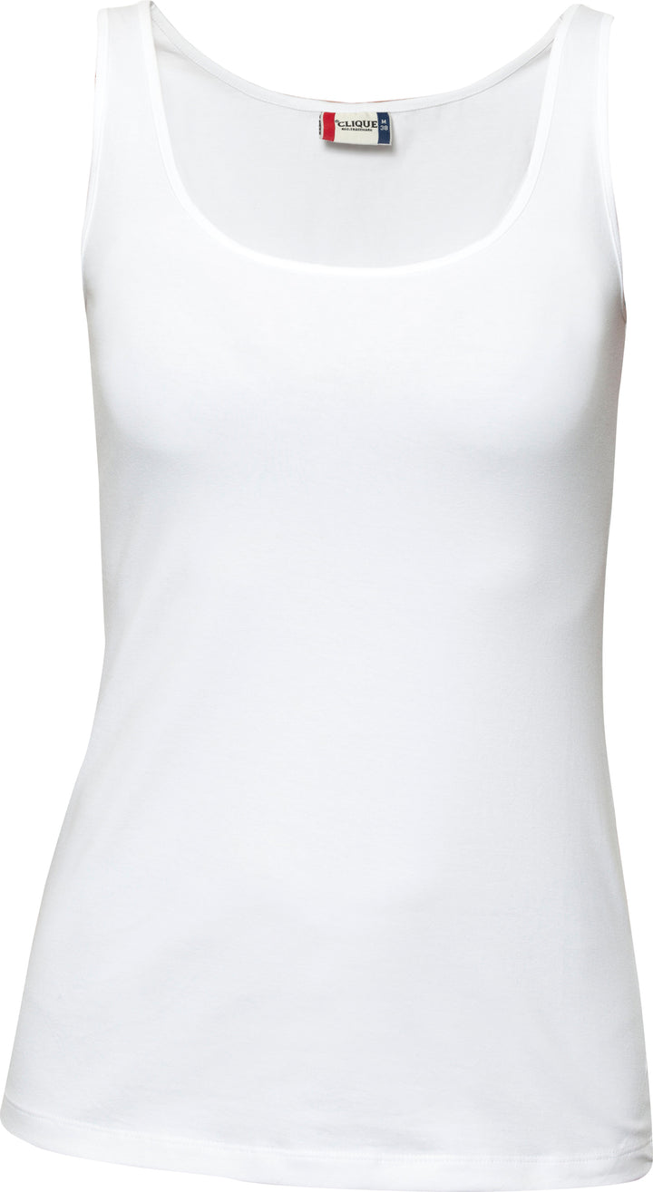 T-skjorte Clique Carolina Tanktop Dame – uten trykk – Hvit