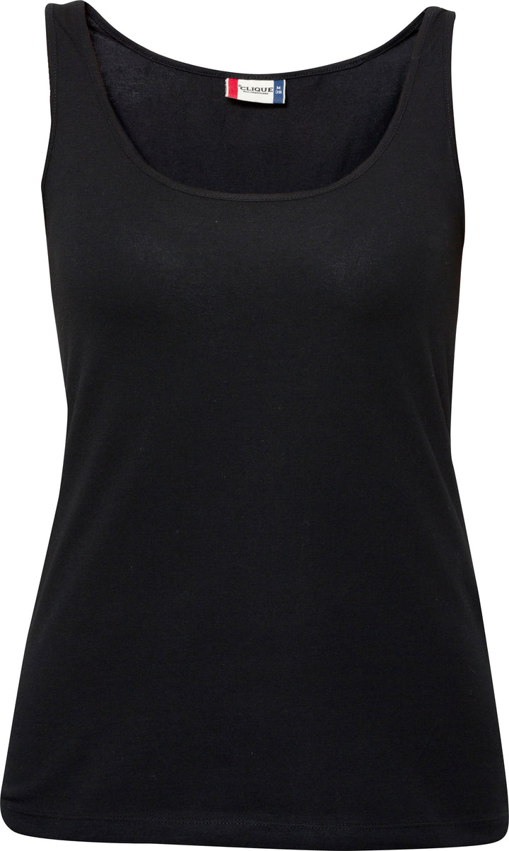 T-skjorte Clique Carolina Tanktop Dame – uten trykk – Sort
