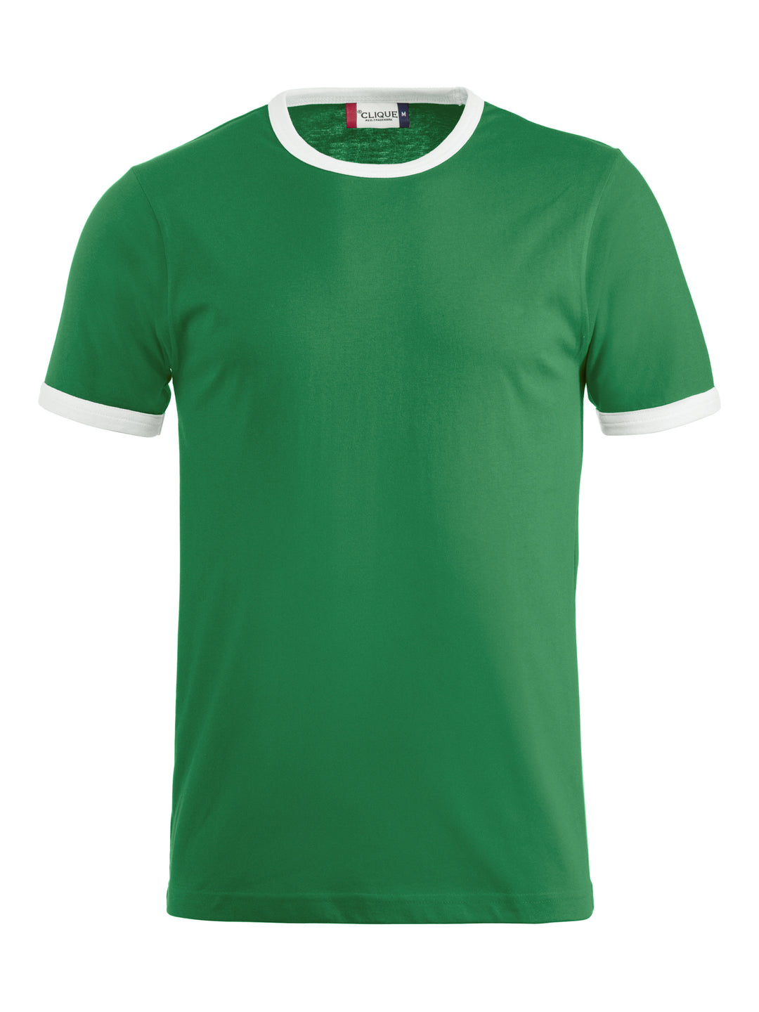 T-skjorte Clique Nome Unisex – uten trykk – Flagggrønn / Hvit