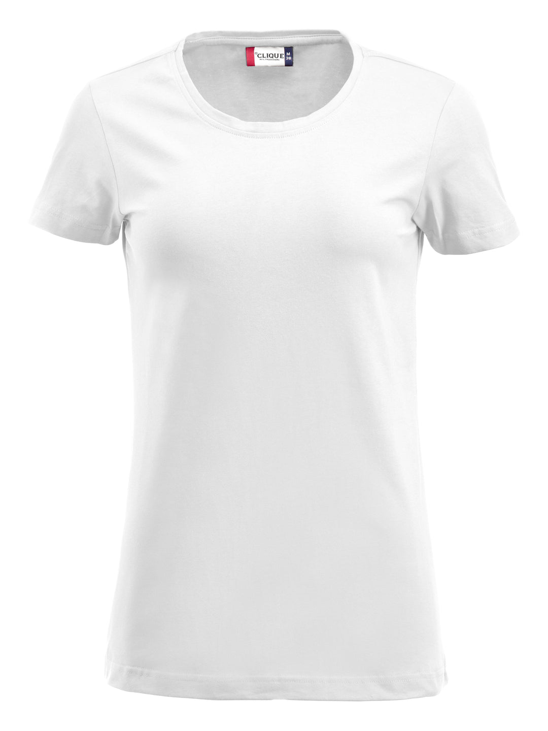 T-skjorte Clique Carolina S/S Dame – uten trykk – Hvit