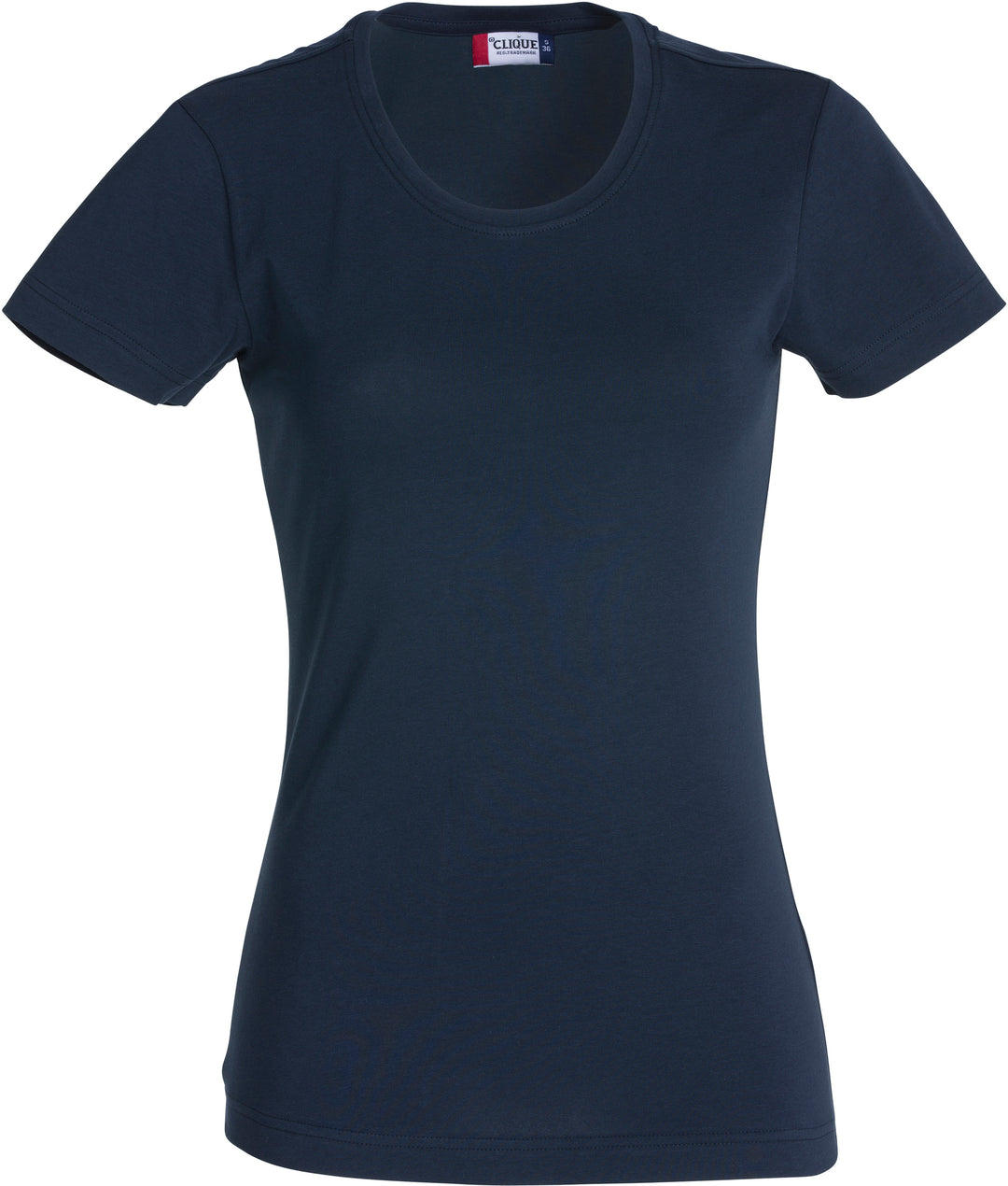 T-skjorte Clique Carolina S/S Dame – uten trykk – Marineblå