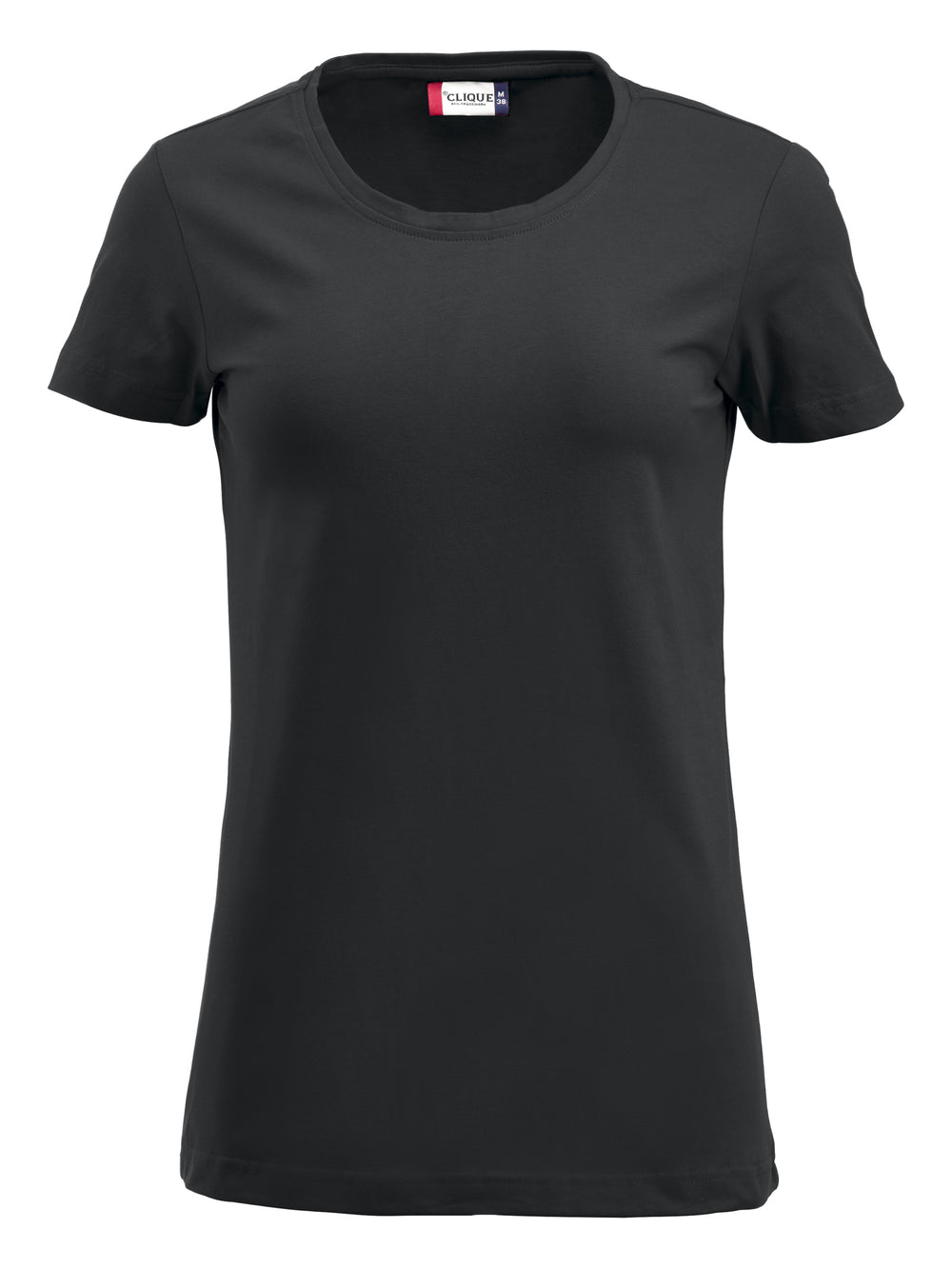 T-skjorte Clique Carolina S/S Dame – uten trykk – Sort