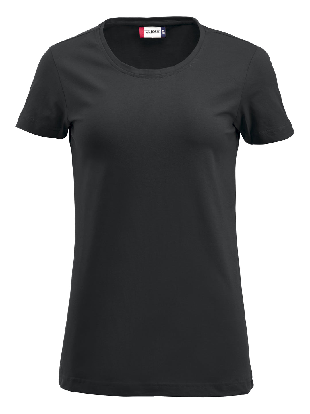 T-skjorte Clique Carolina S/S Dame – uten trykk – Sort
