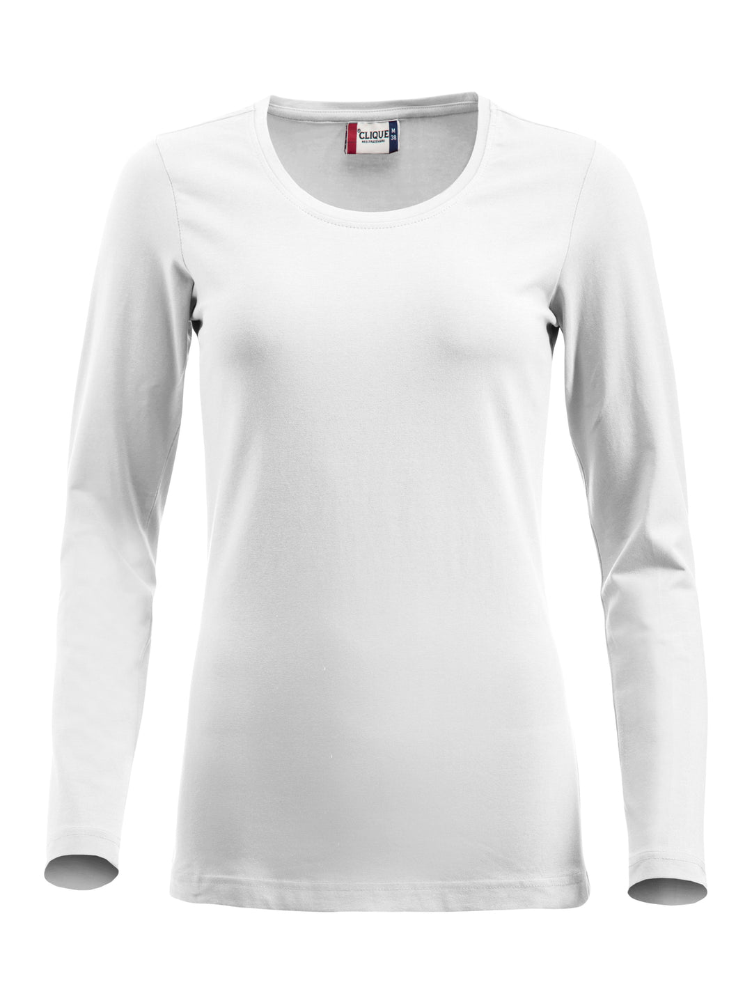 T-skjorte Clique Carolina L/S Dame – uten trykk – Hvit