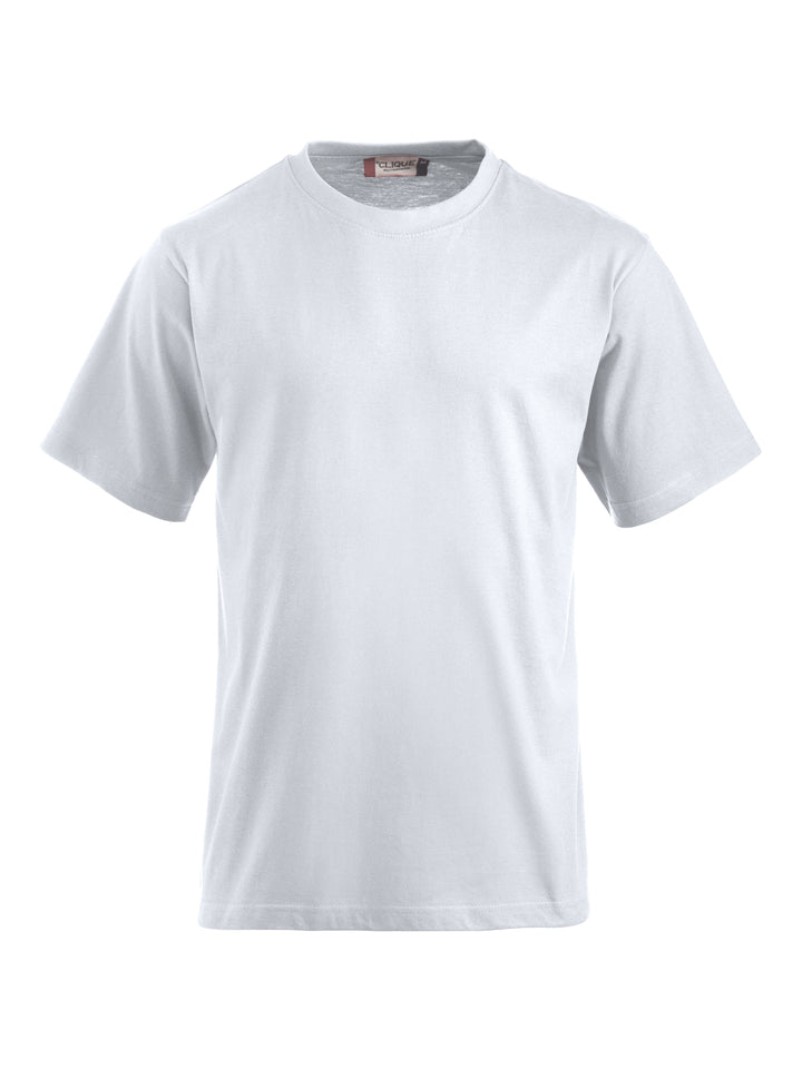 T-skjorte Clique Classic-T Herre – uten trykk – Hvit