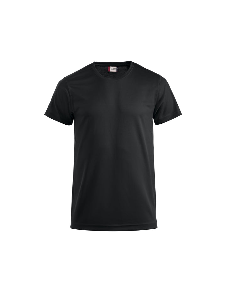 T-skjorte Clique Ice-T Kids Junior – uten trykk – Sort