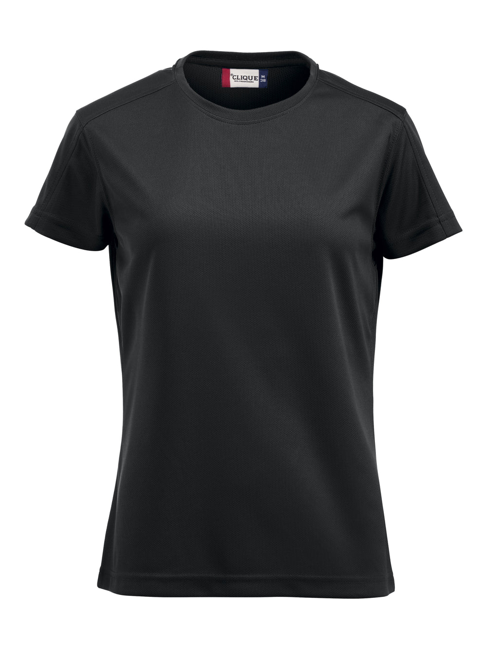 T-skjorte Clique Ice-T Dame – uten trykk – Sort