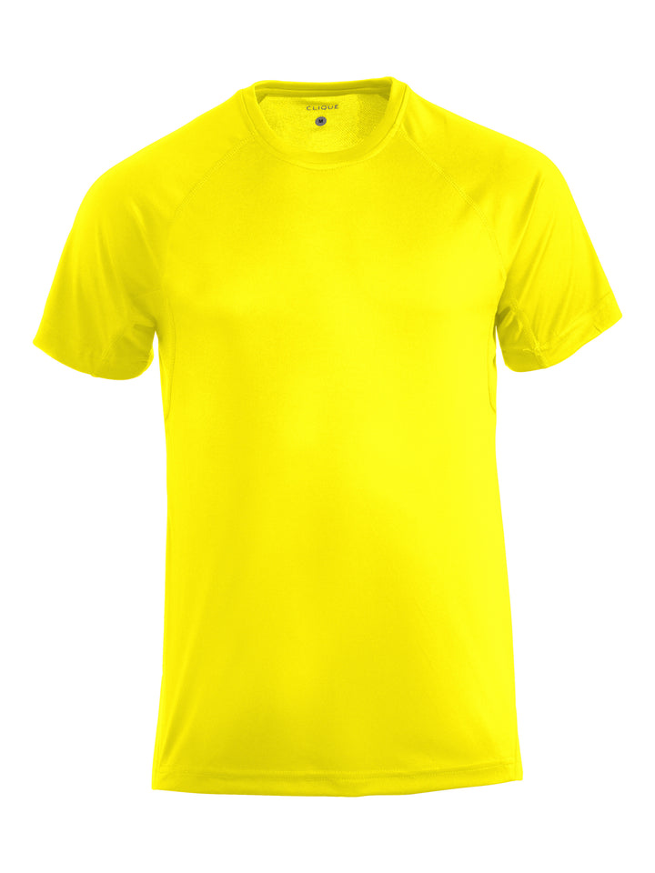 T-skjorte Clique Premium Active-T Herre – uten trykk – Synlighetsgul