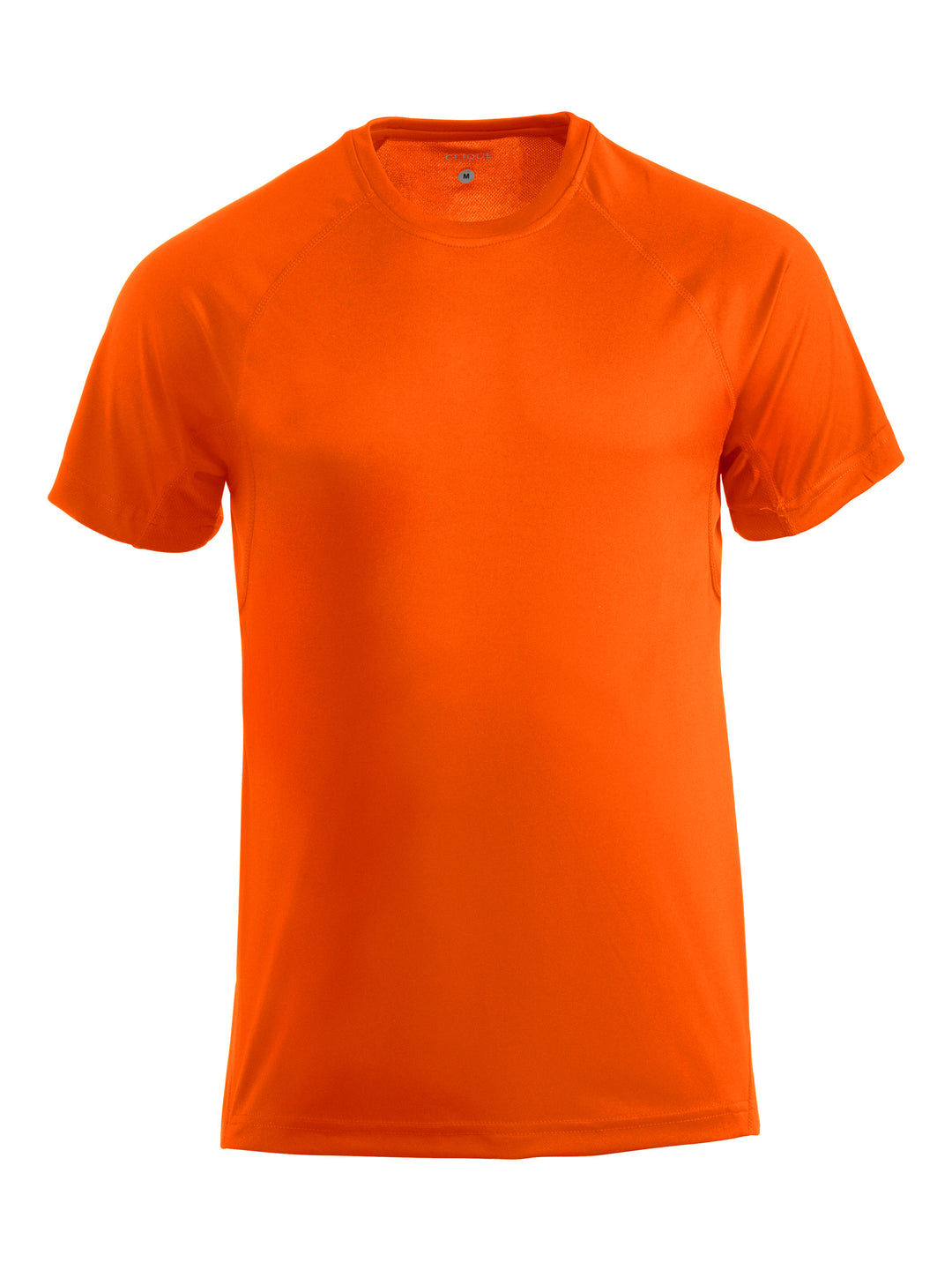 T-skjorte Clique Premium Active-T Herre – uten trykk – Synlighetsoransje