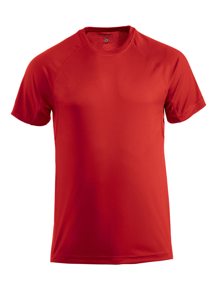 T-skjorte Clique Premium Active-T Herre – uten trykk – Rød