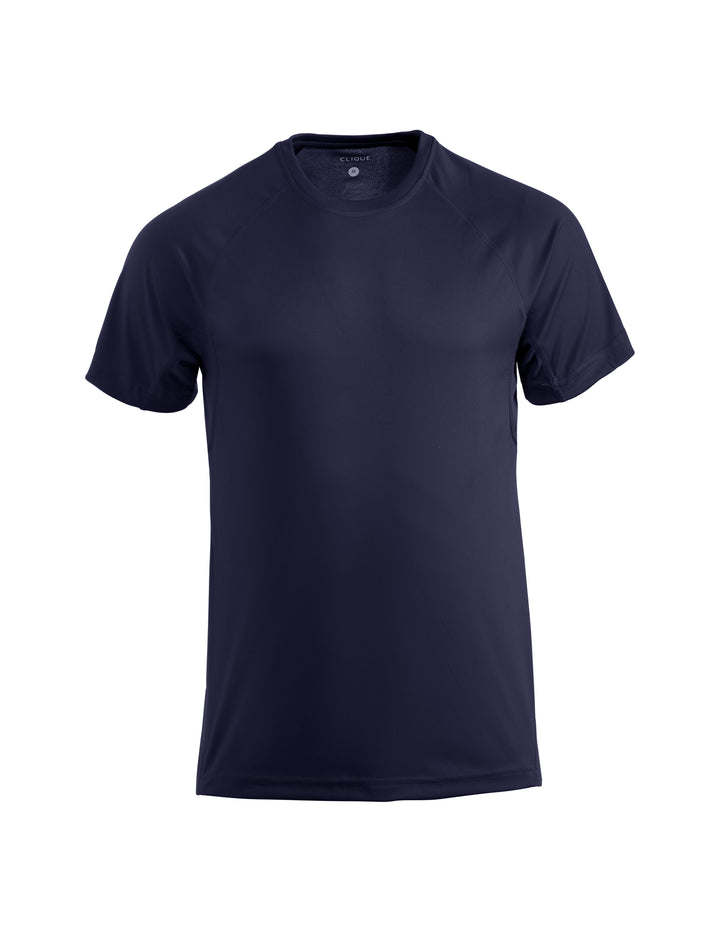 T-skjorte Clique Premium Active-T Herre – uten trykk – Marineblå