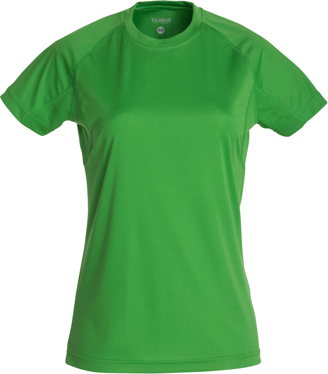 T-skjorte Clique Premium Active-T Dame – uten trykk – Eplegrønn
