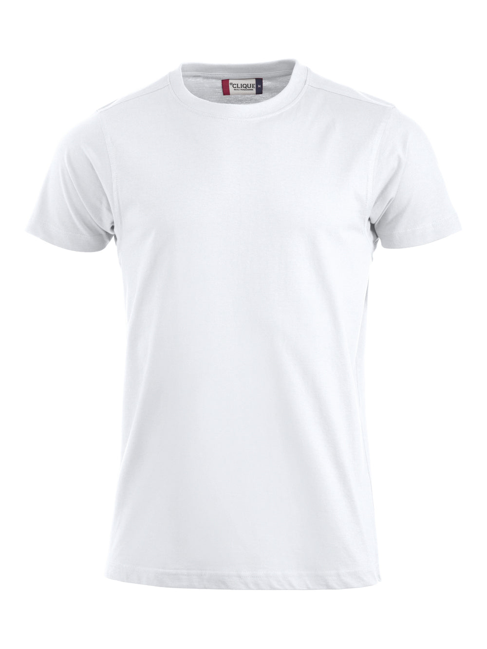 T-skjorte Clique Premium-T Herre – uten trykk – Hvit