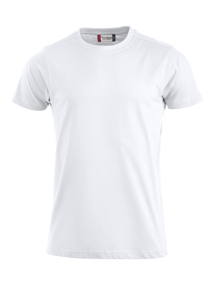 T-skjorte Clique Premium-T Herre – uten trykk – Hvit