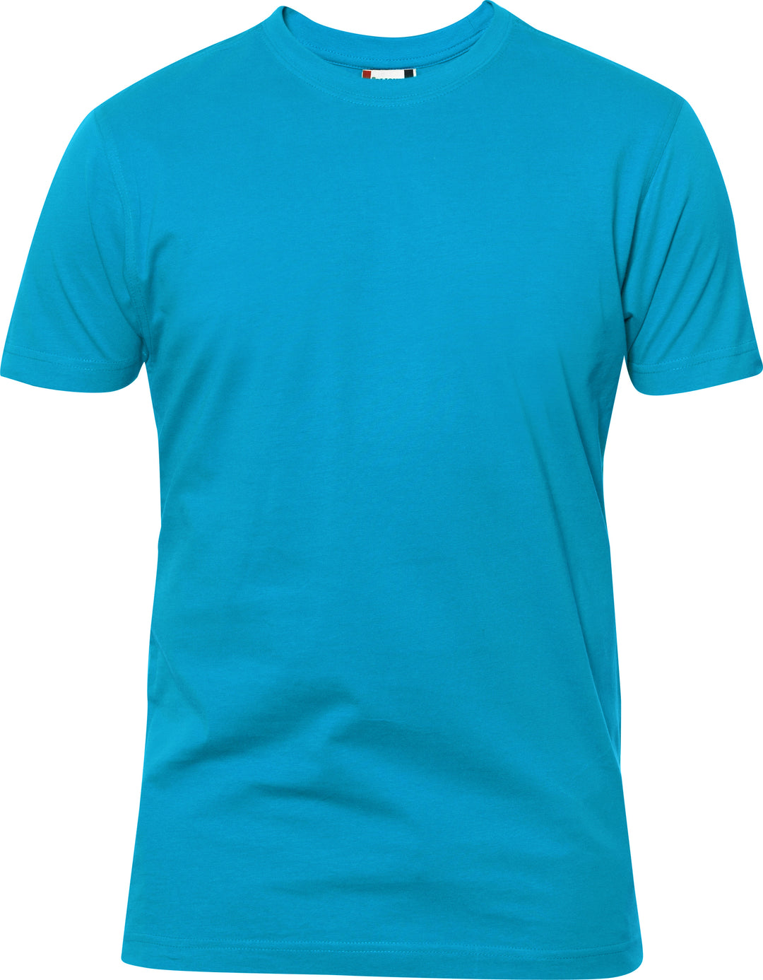 T-skjorte Clique Premium-T Herre – uten trykk – Turkis