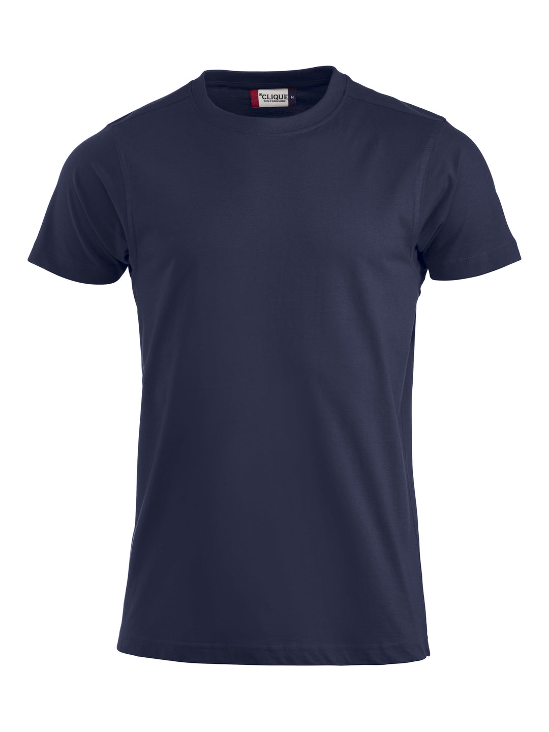 T-skjorte Clique Premium-T Herre – uten trykk – Marineblå