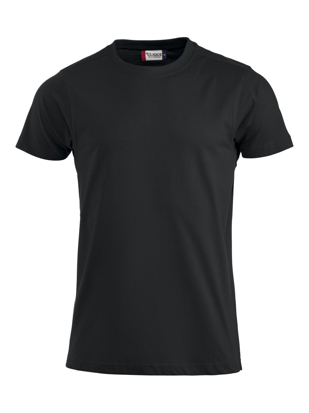 T-skjorte Clique Premium-T Herre – uten trykk – Sort