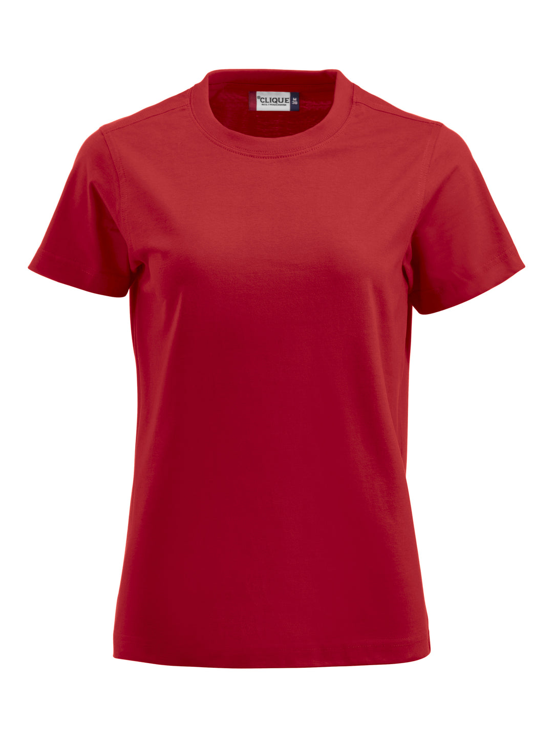 T-skjorte Clique Premium-T Dame – uten trykk – Rød