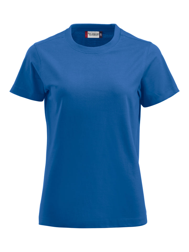 T-skjorte Clique Premium-T Dame – uten trykk – Kongeblå