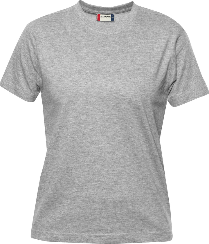 T-skjorte Clique Premium-T Dame – uten trykk – Gråmelert