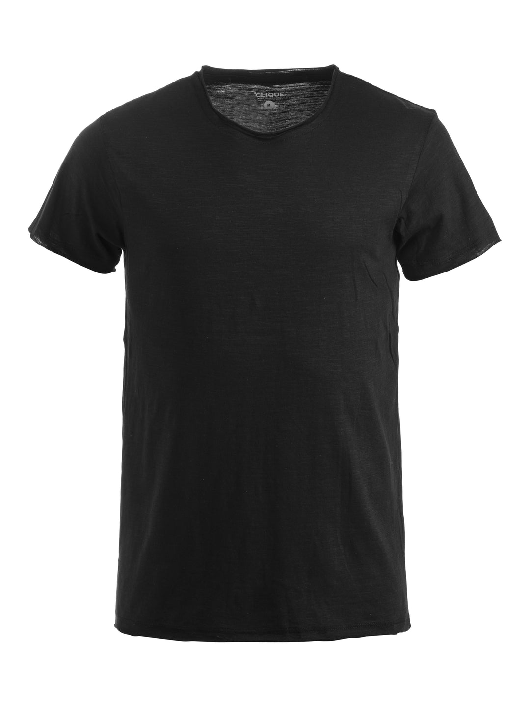 T-skjorte Clique Derby-T Herre – uten trykk – Sort